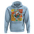 Thanksgiving Duck Lover Gift Hoodie Cute Duck Drinking Coffee - Wonder Print Shop