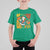 Thanksgiving Duck Lover Gift T Shirt For Kid Cute Duck Drinking Coffee - Wonder Print Shop