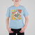 Thanksgiving Duck Lover Gift T Shirt For Kid Cute Duck Drinking Coffee - Wonder Print Shop