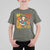 Thanksgiving Duck Lover Gift T Shirt For Kid Cute Duck Drinking Coffee - Wonder Print Shop