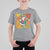 Thanksgiving Duck Lover Gift T Shirt For Kid Cute Duck Drinking Coffee - Wonder Print Shop