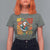 Thanksgiving Duck Lover Gift T Shirt For Women Cute Duck Drinking Coffee - Wonder Print Shop