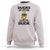 Funny Cute Duck Quote Sweatshirt I Am A Duck Because I Am Awesome - Wonder Print Shop