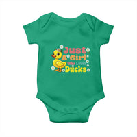 Duck Lover Gift Baby Onesie Just A Girl Who Loves Ducks - Wonder Print Shop