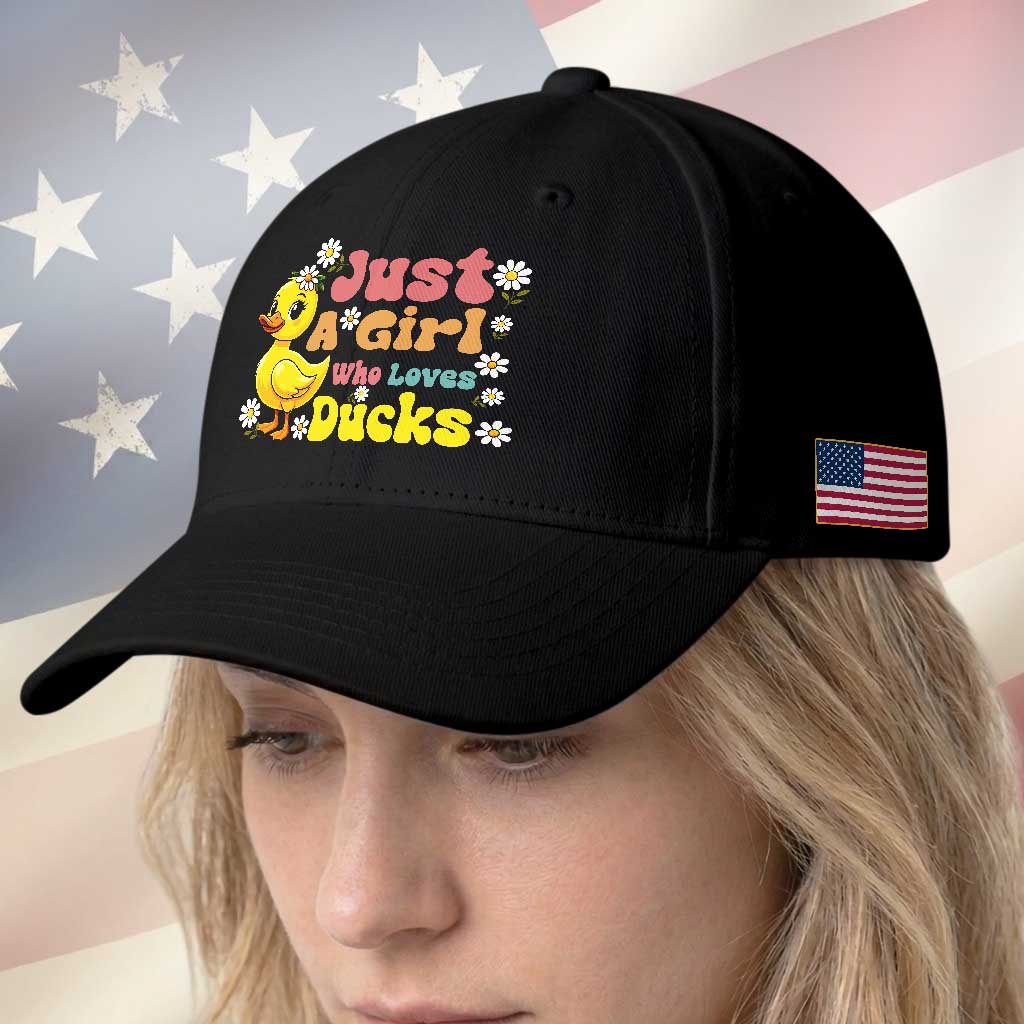 Duck Lover Gift Baseball Cap Just A Girl Who Loves Ducks