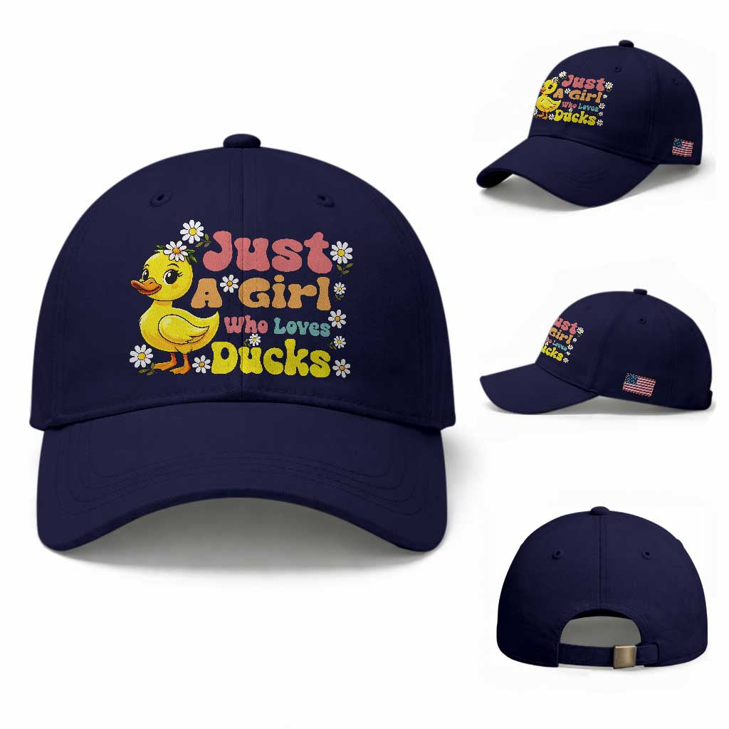 Duck Lover Gift Baseball Cap Just A Girl Who Loves Ducks