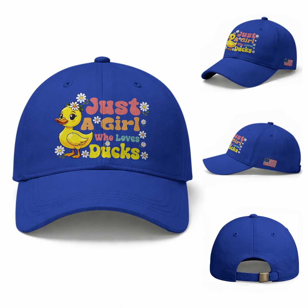 Duck Lover Gift Baseball Cap Just A Girl Who Loves Ducks