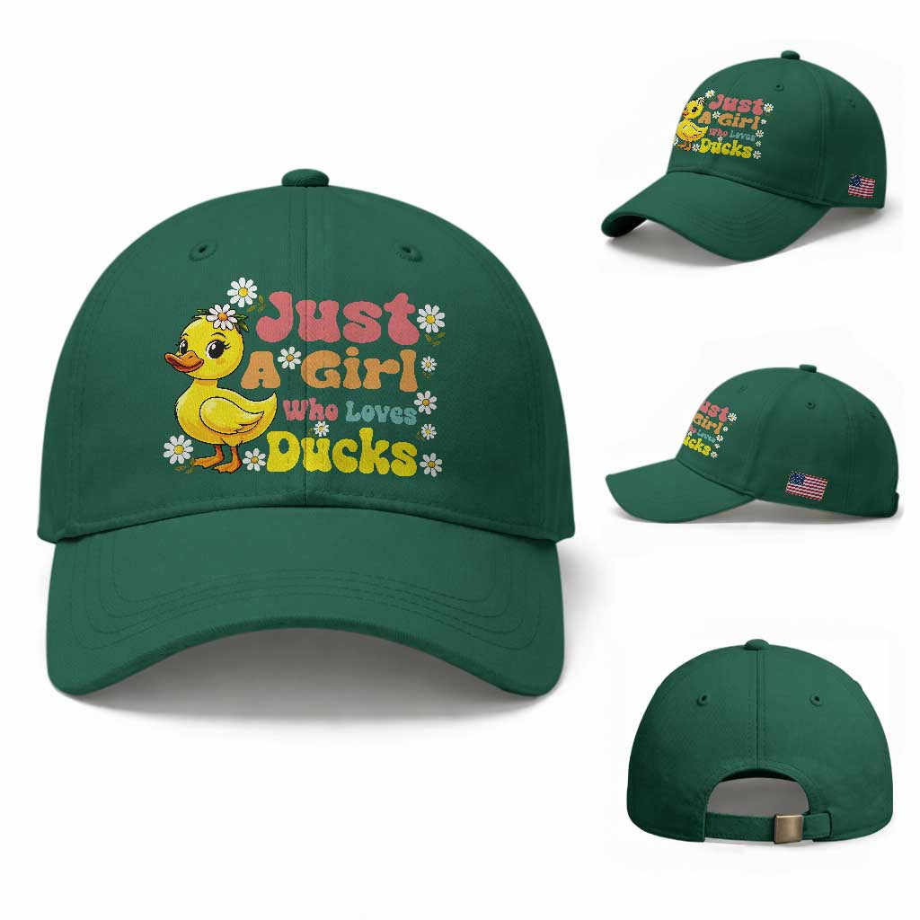 Duck Lover Gift Baseball Cap Just A Girl Who Loves Ducks