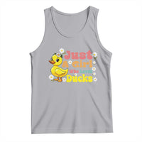 Duck Lover Gift Tank Top Just A Girl Who Loves Ducks - Wonder Print Shop