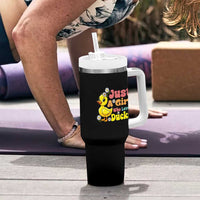 Duck Lover Gift Tumbler With Handle Just A Girl Who Loves Ducks
