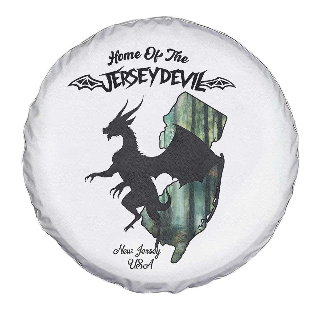 Home Of The Jersey Devil Spare Tire Cover Cryptid Gift - Wonder Print Shop