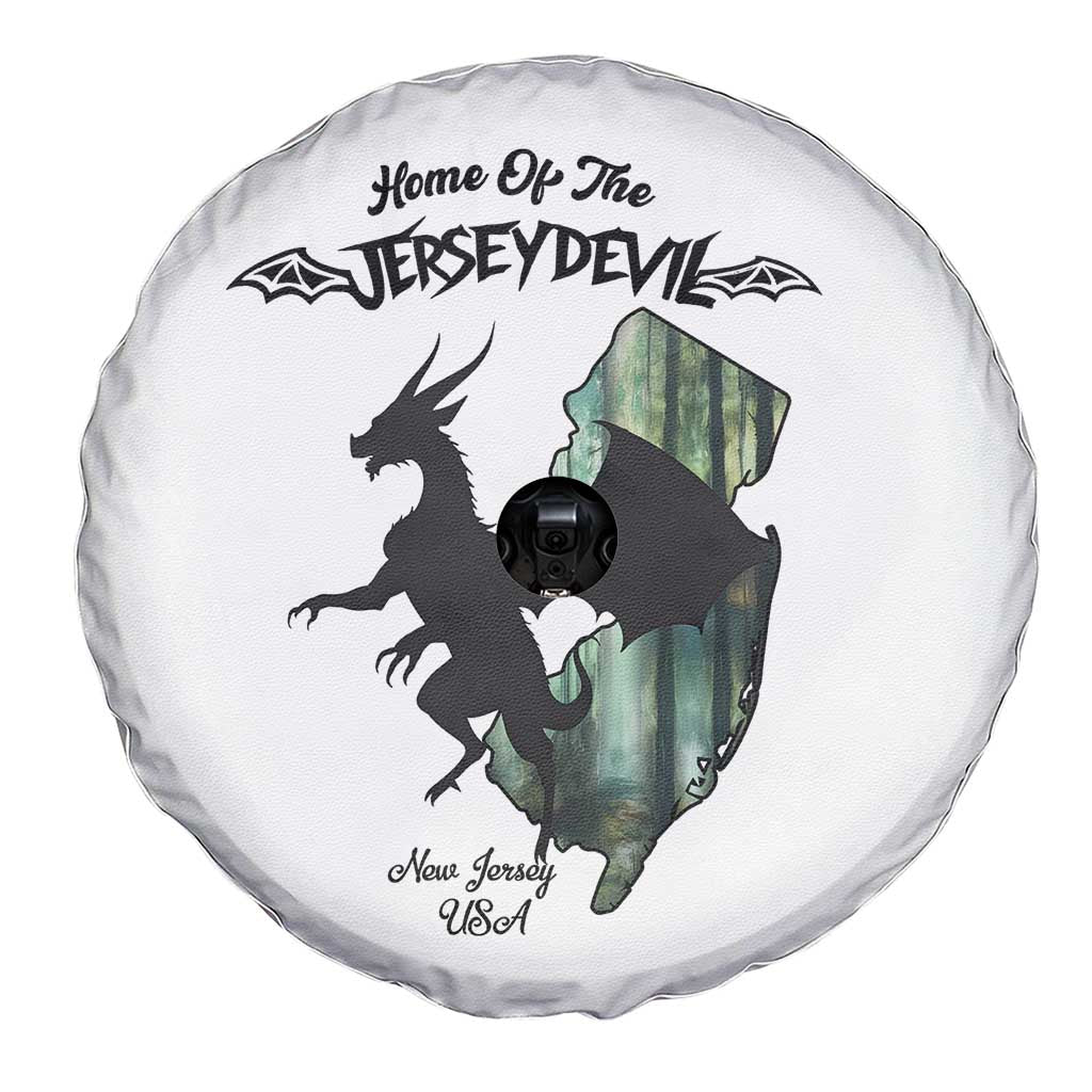 Home Of The Jersey Devil Spare Tire Cover Cryptid Gift - Wonder Print Shop