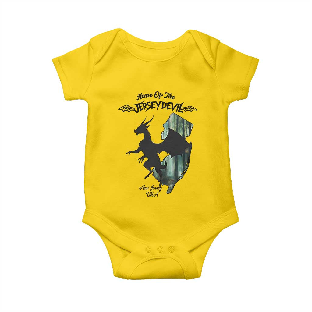 Home Of The Jersey Devil Baby Onesie Cryptid Gift - Wonder Print Shop