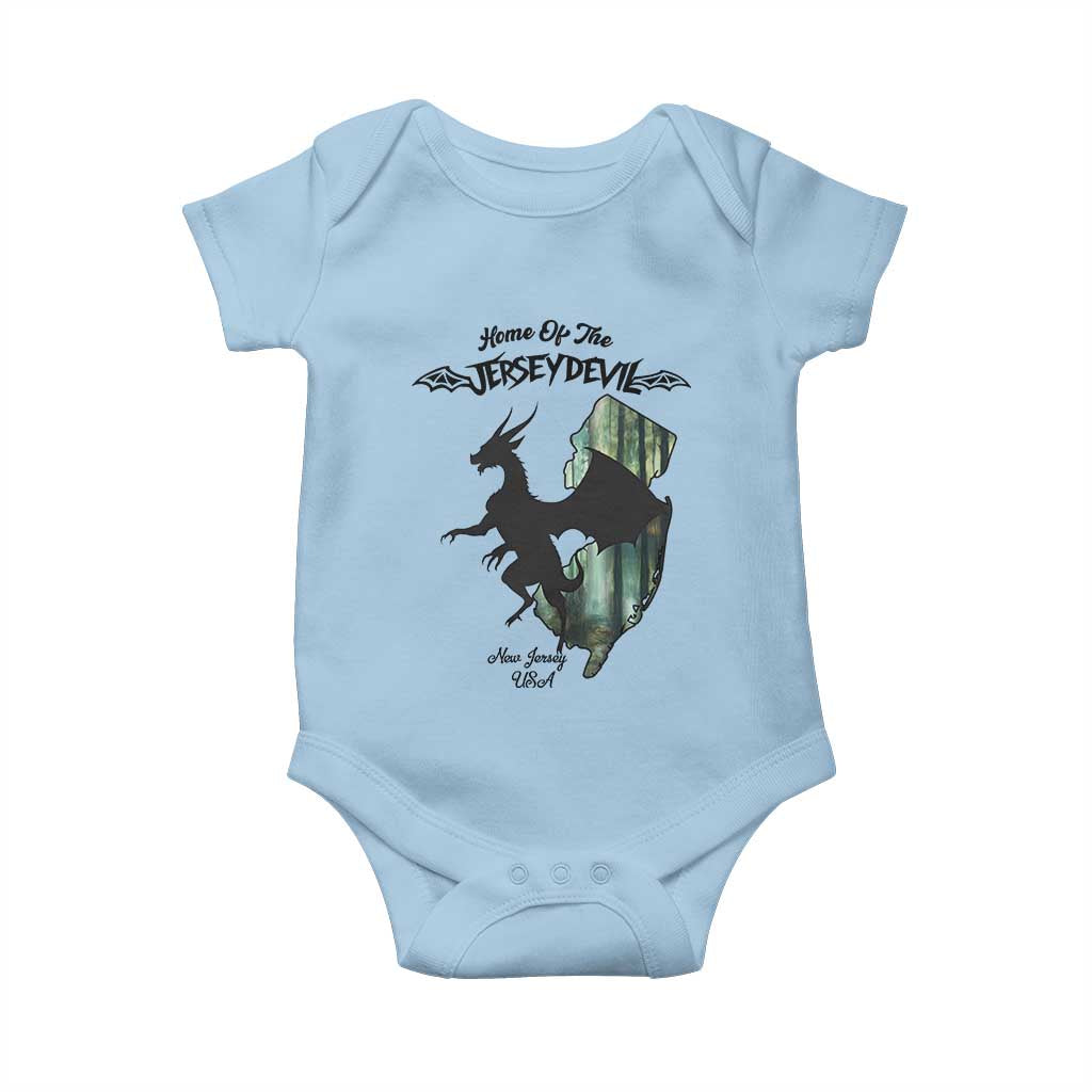 Home Of The Jersey Devil Baby Onesie Cryptid Gift - Wonder Print Shop