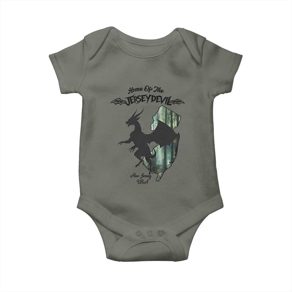 Home Of The Jersey Devil Baby Onesie Cryptid Gift - Wonder Print Shop