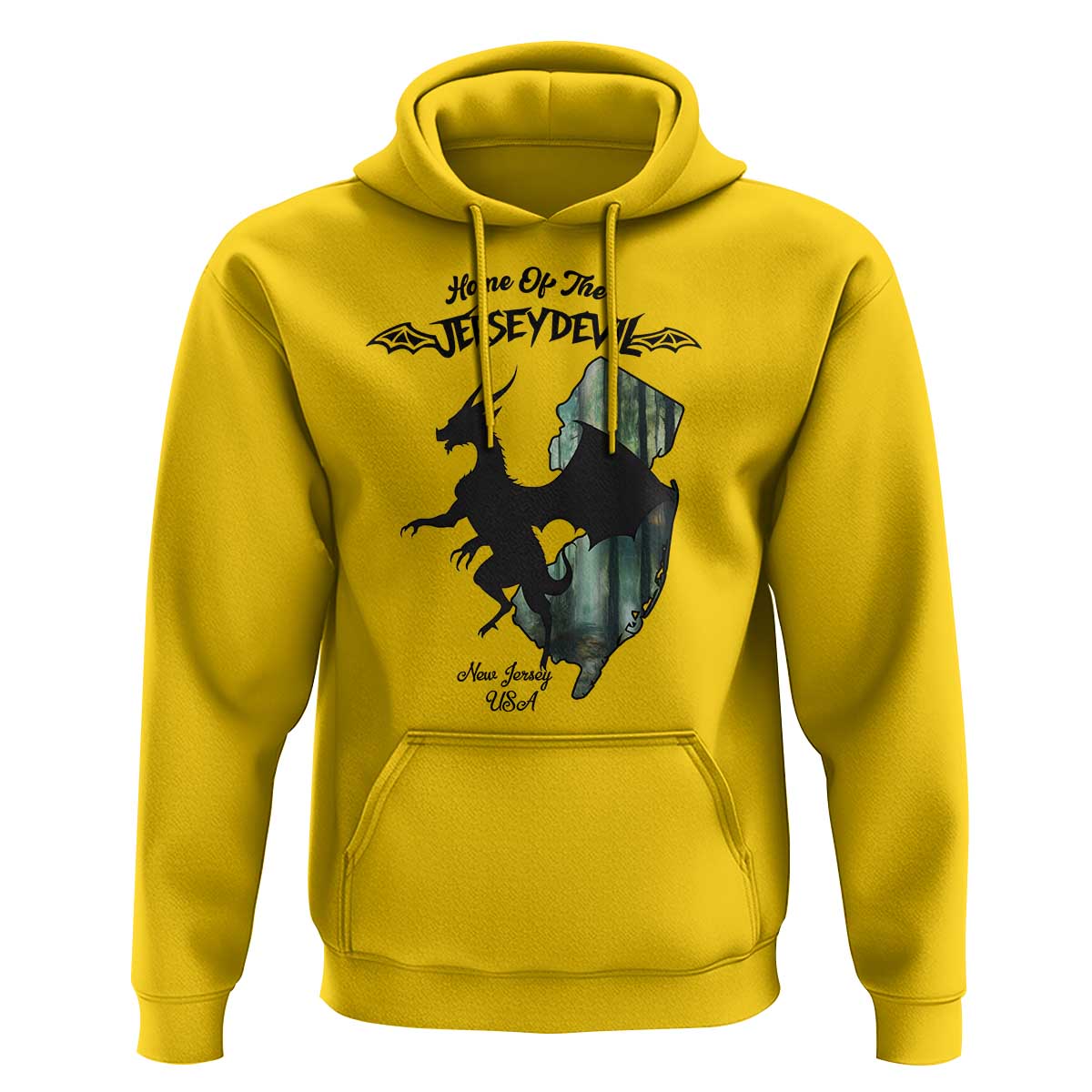 Home Of The Jersey Devil Hoodie Cryptid Gift - Wonder Print Shop