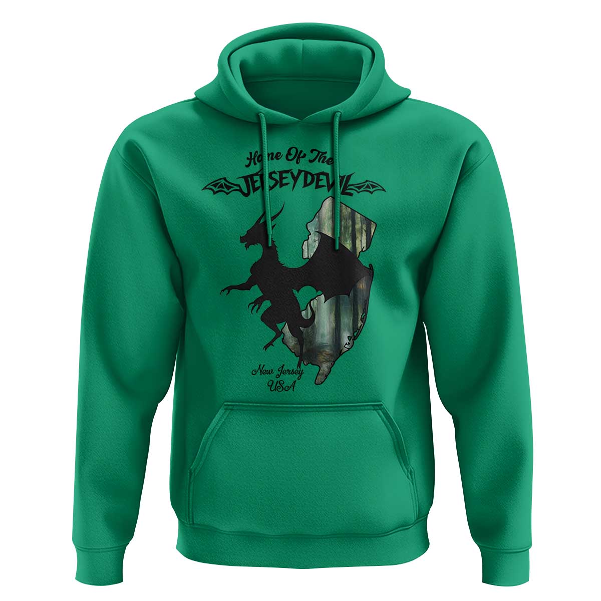 Home Of The Jersey Devil Hoodie Cryptid Gift - Wonder Print Shop
