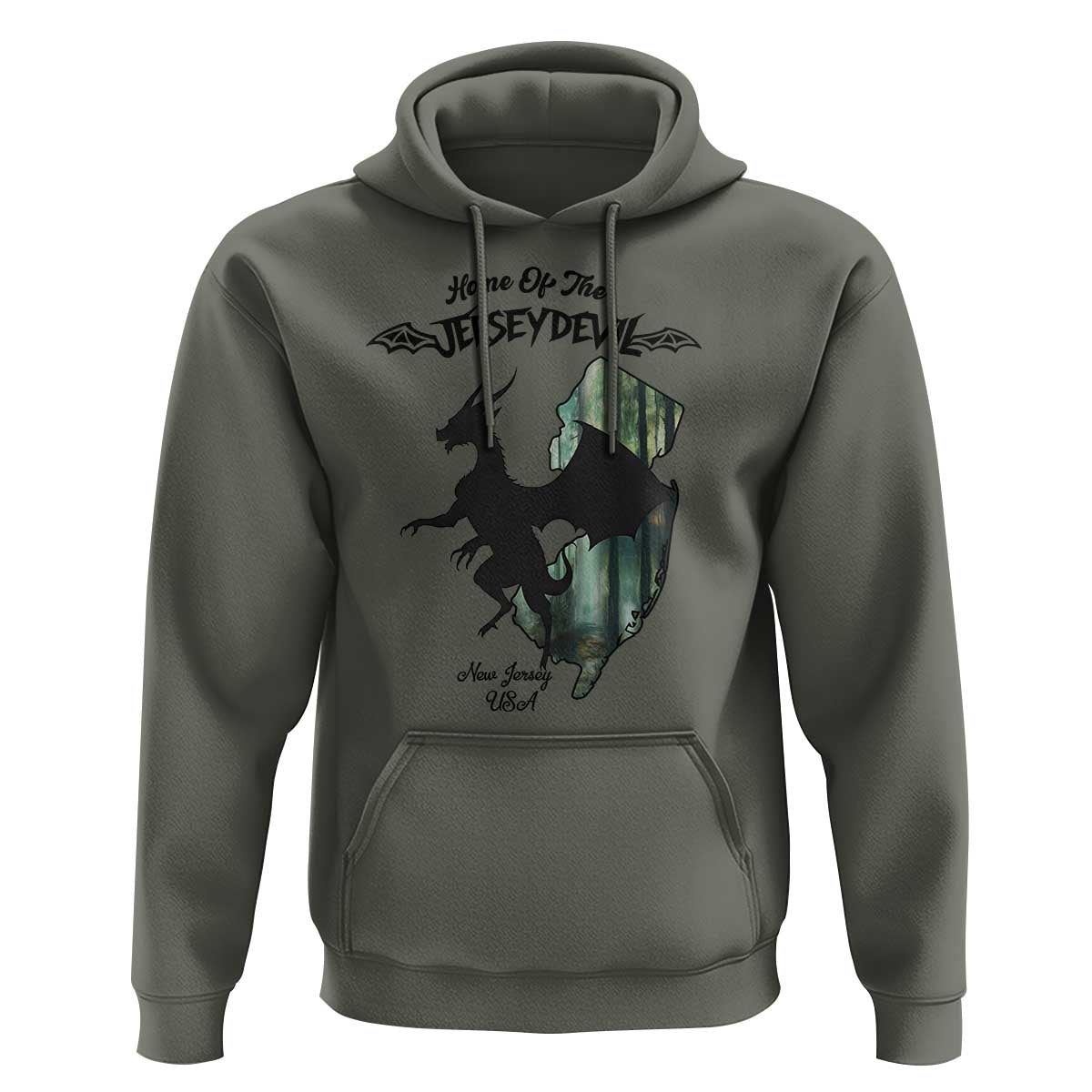 Home Of The Jersey Devil Hoodie Cryptid Gift - Wonder Print Shop