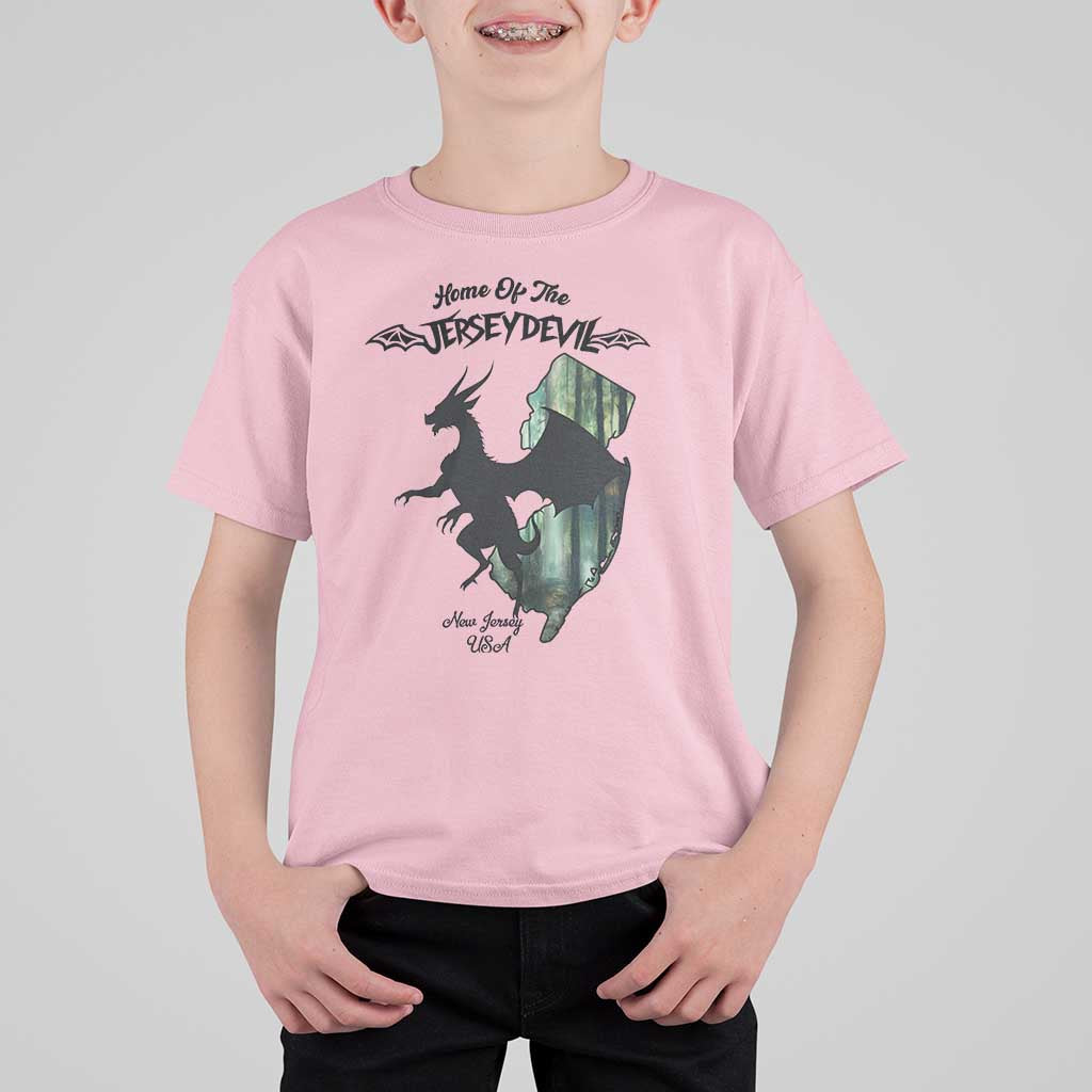 Home Of The Jersey Devil T Shirt For Kid Cryptid Gift - Wonder Print Shop