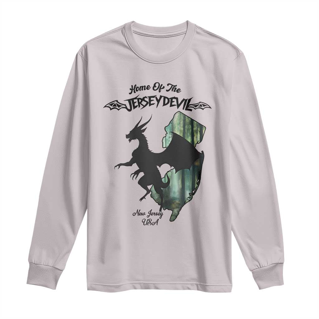 Home Of The Jersey Devil Long Sleeve Shirt Cryptid Gift - Wonder Print Shop