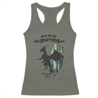 Home Of The Jersey Devil Racerback Tank Top Cryptid Gift - Wonder Print Shop