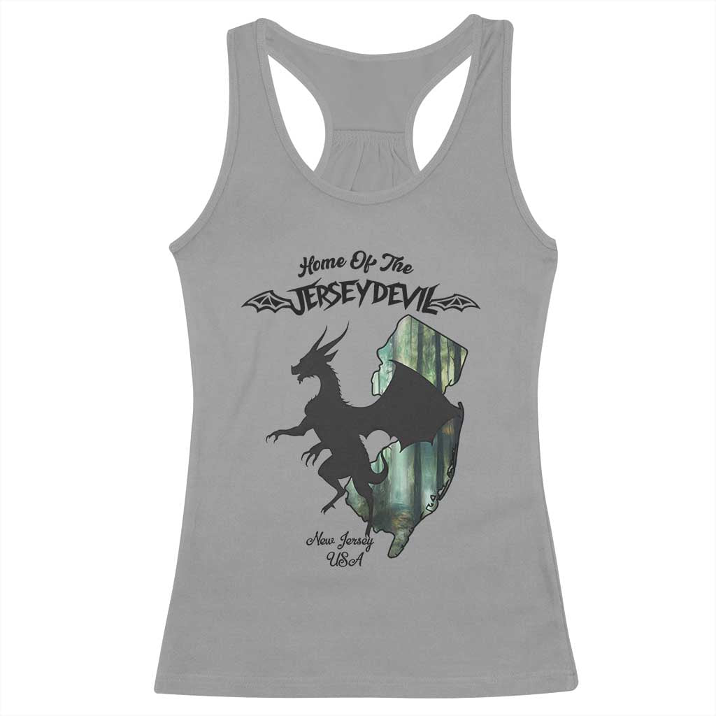 Home Of The Jersey Devil Racerback Tank Top Cryptid Gift - Wonder Print Shop