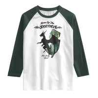 Home Of The Jersey Devil Raglan Shirt Cryptid Gift - Wonder Print Shop