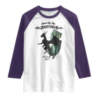 Home Of The Jersey Devil Raglan Shirt Cryptid Gift - Wonder Print Shop