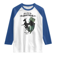 Home Of The Jersey Devil Raglan Shirt Cryptid Gift - Wonder Print Shop
