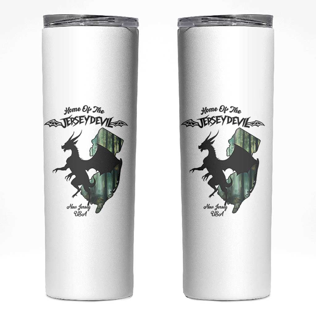 Home Of The Jersey Devil Skinny Tumbler Cryptid Gift