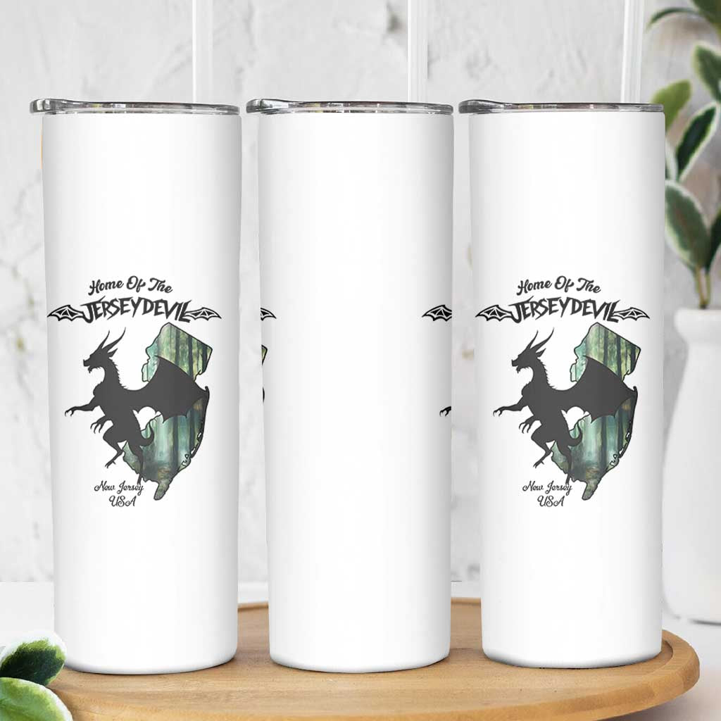 Home Of The Jersey Devil Skinny Tumbler Cryptid Gift
