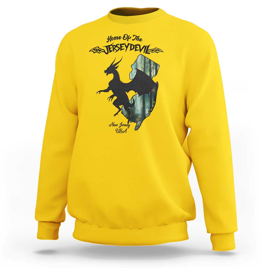 Home Of The Jersey Devil Sweatshirt Cryptid Gift - Wonder Print Shop