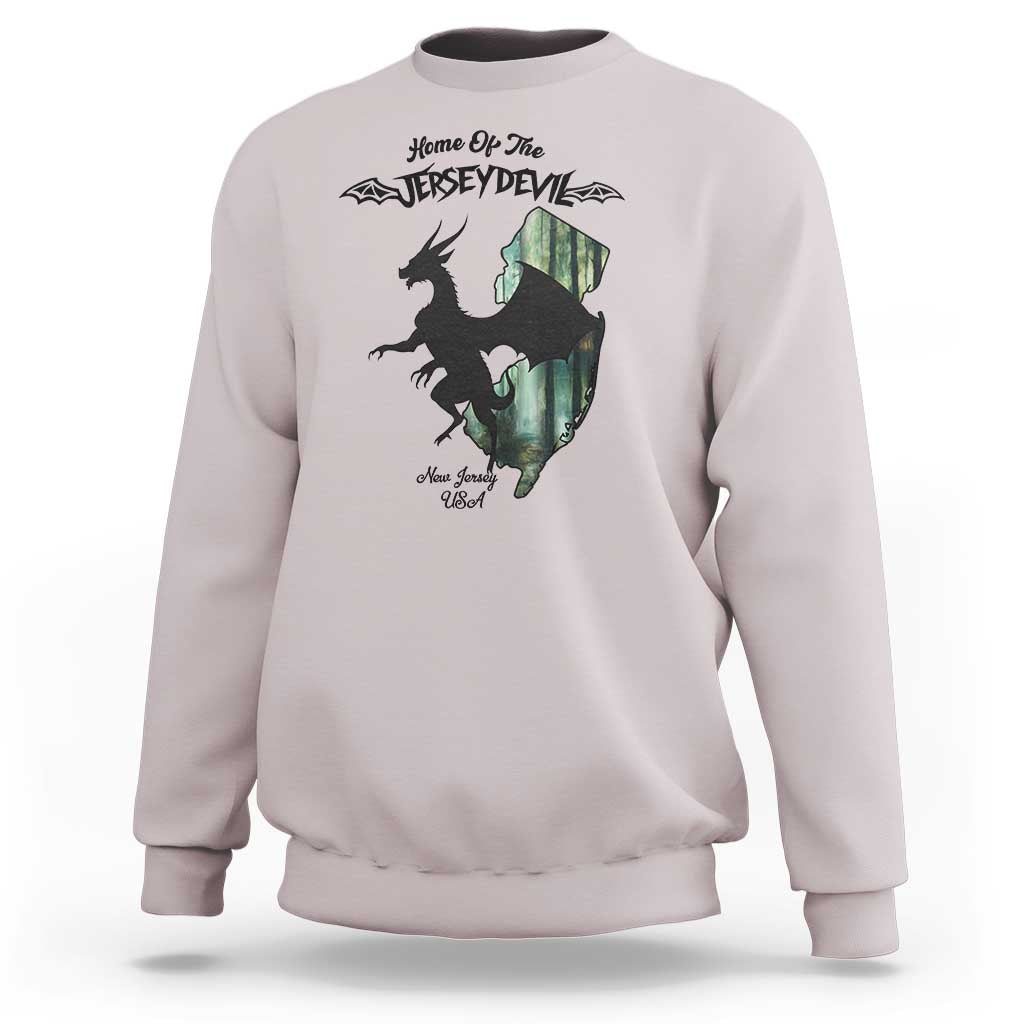 Home Of The Jersey Devil Sweatshirt Cryptid Gift - Wonder Print Shop