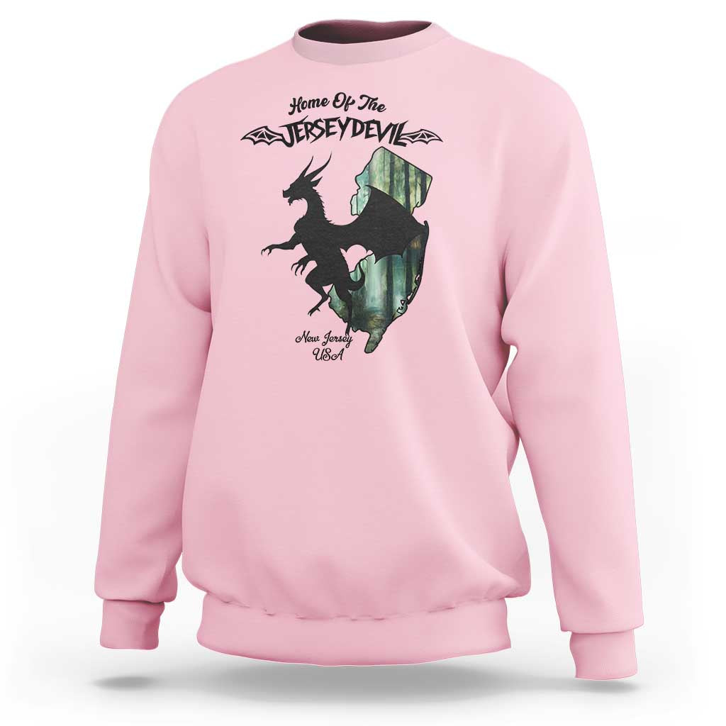 Home Of The Jersey Devil Sweatshirt Cryptid Gift - Wonder Print Shop