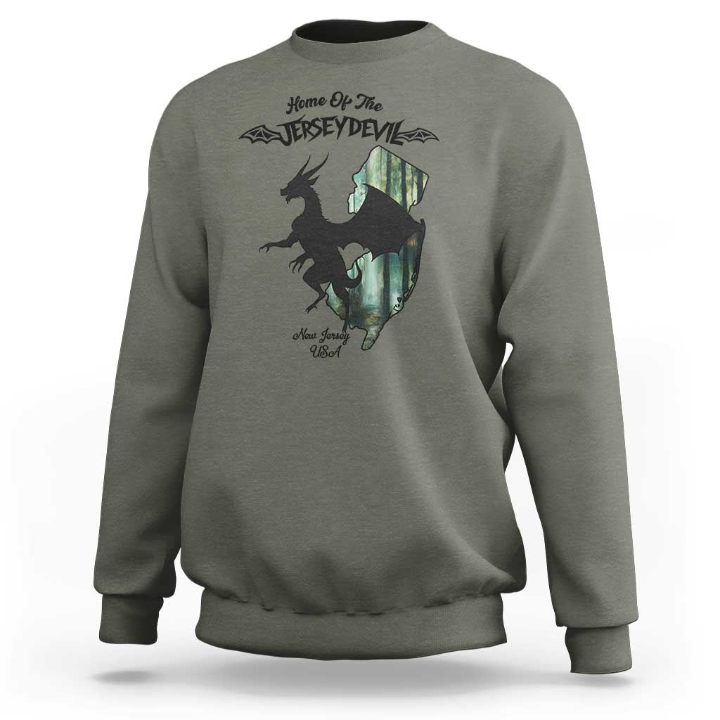 Home Of The Jersey Devil Sweatshirt Cryptid Gift - Wonder Print Shop