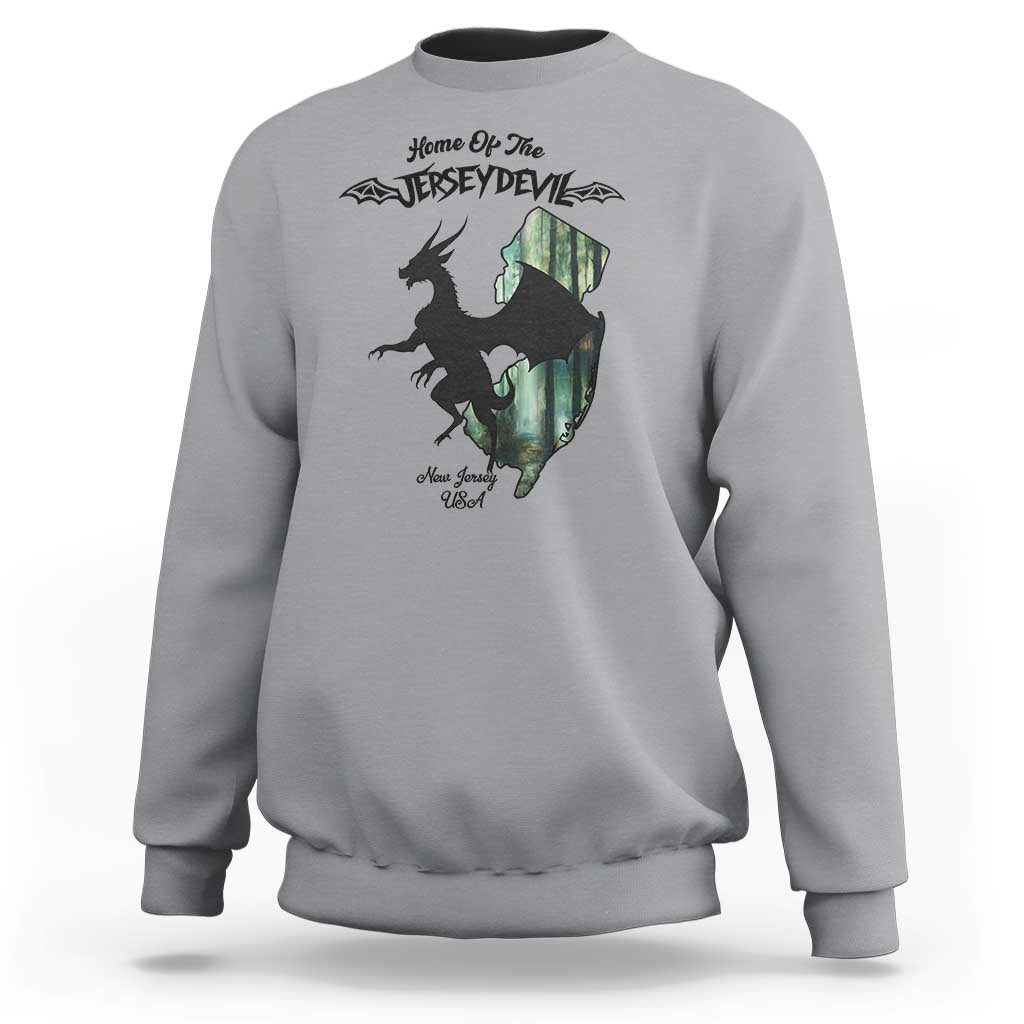 Home Of The Jersey Devil Sweatshirt Cryptid Gift - Wonder Print Shop