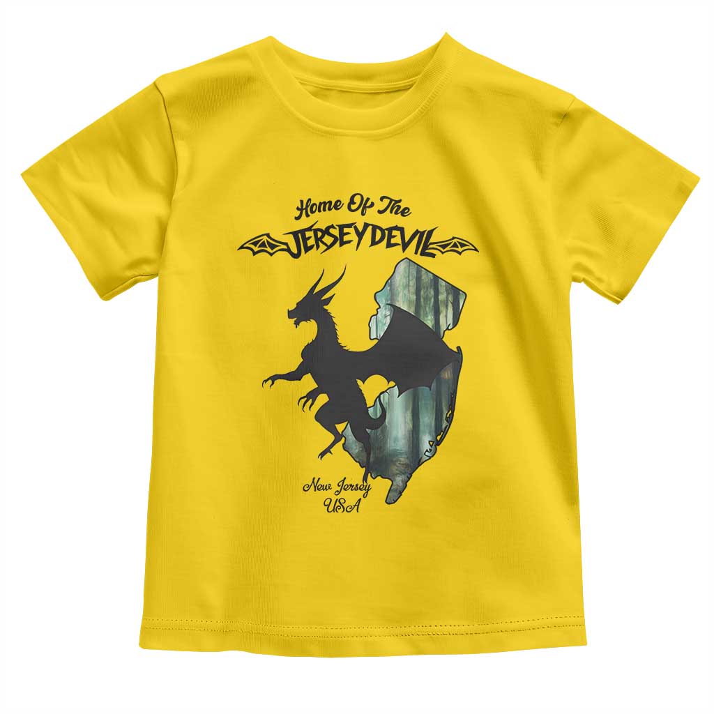 Home Of The Jersey Devil Toddler T Shirt Cryptid Gift - Wonder Print Shop
