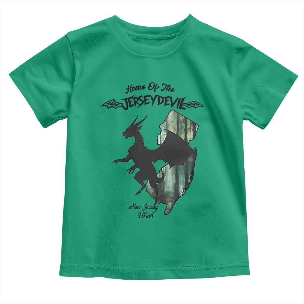 Home Of The Jersey Devil Toddler T Shirt Cryptid Gift - Wonder Print Shop