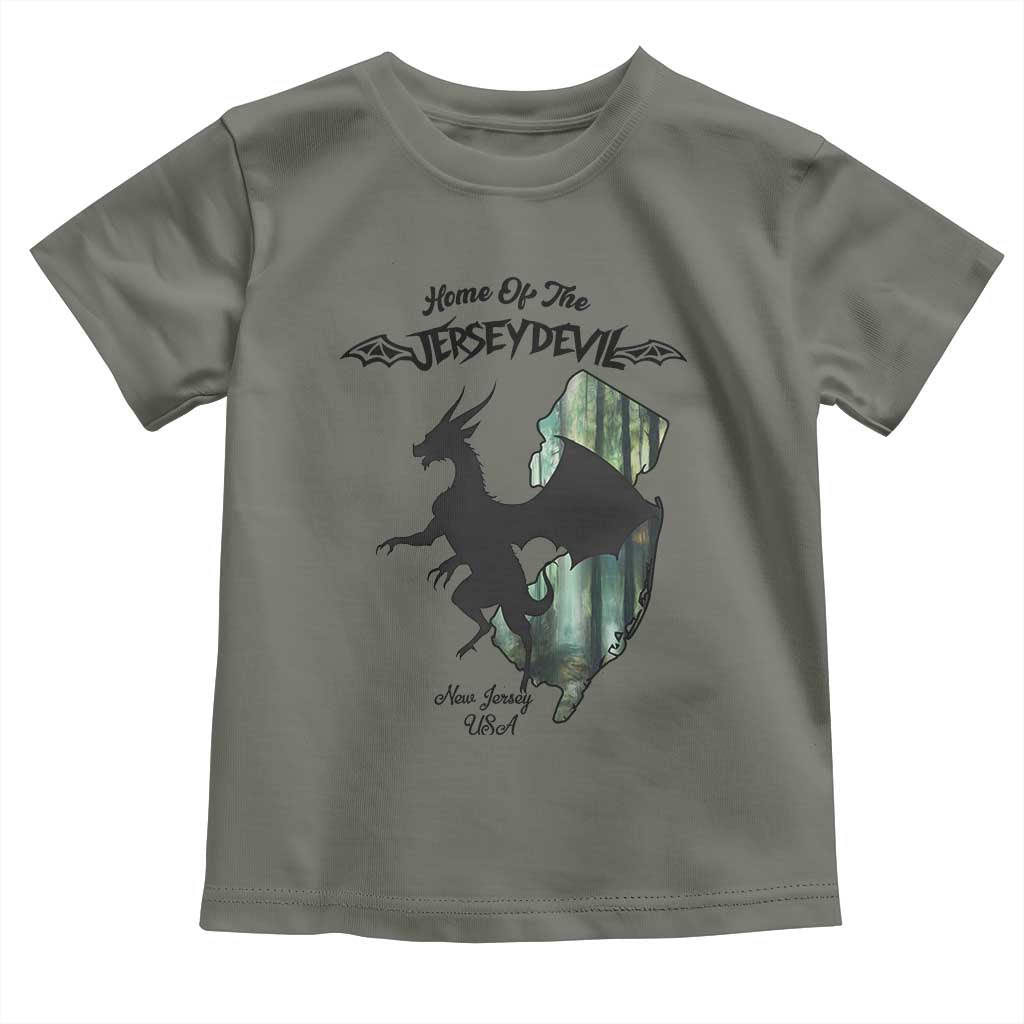 Home Of The Jersey Devil Toddler T Shirt Cryptid Gift - Wonder Print Shop