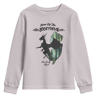 Home Of The Jersey Devil Youth Sweatshirt Cryptid Gift - Wonder Print Shop