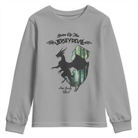Home Of The Jersey Devil Youth Sweatshirt Cryptid Gift - Wonder Print Shop