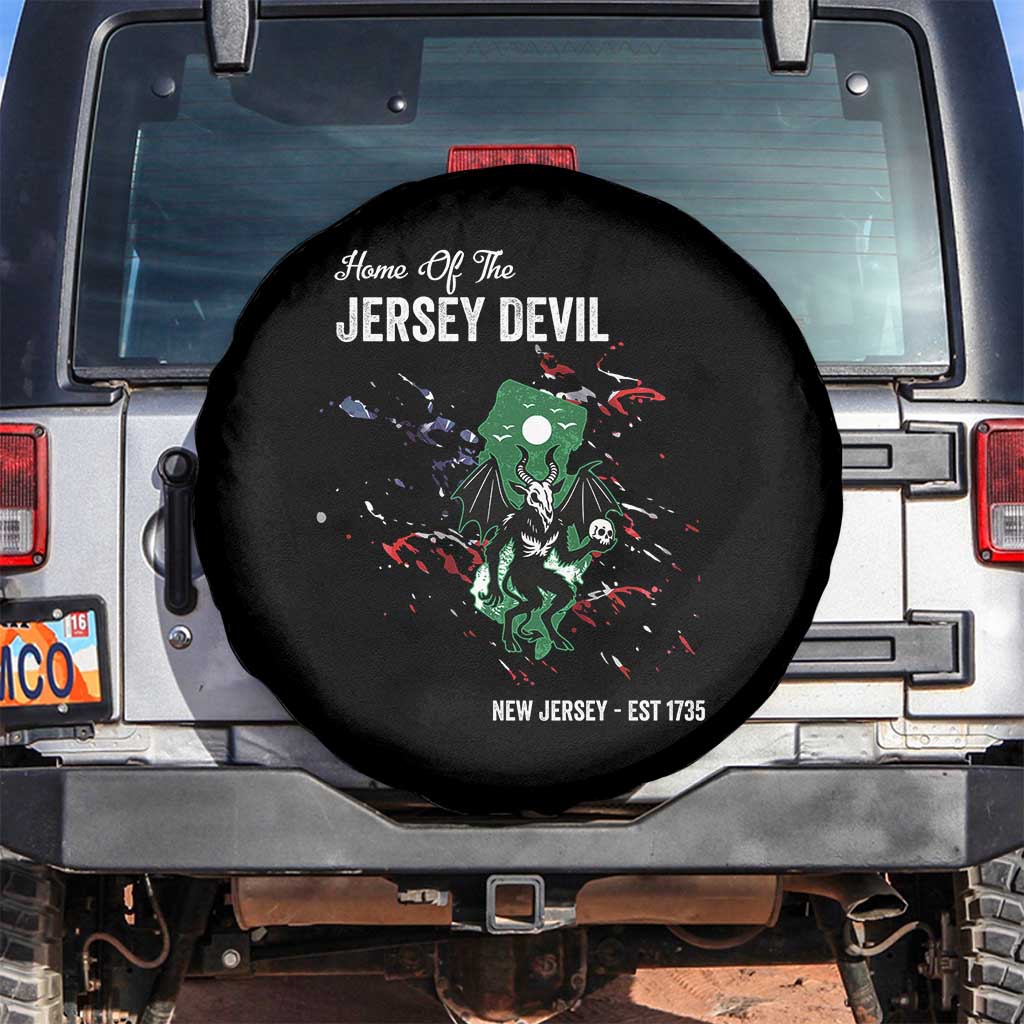 Jersey Devil Spare Tire Cover Home Of New Jersey Est 1735 Cryptid Gift - Wonder Print Shop