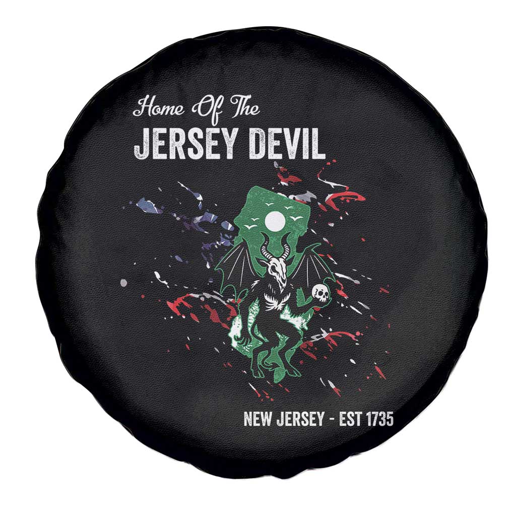 Jersey Devil Spare Tire Cover Home Of New Jersey Est 1735 Cryptid Gift - Wonder Print Shop