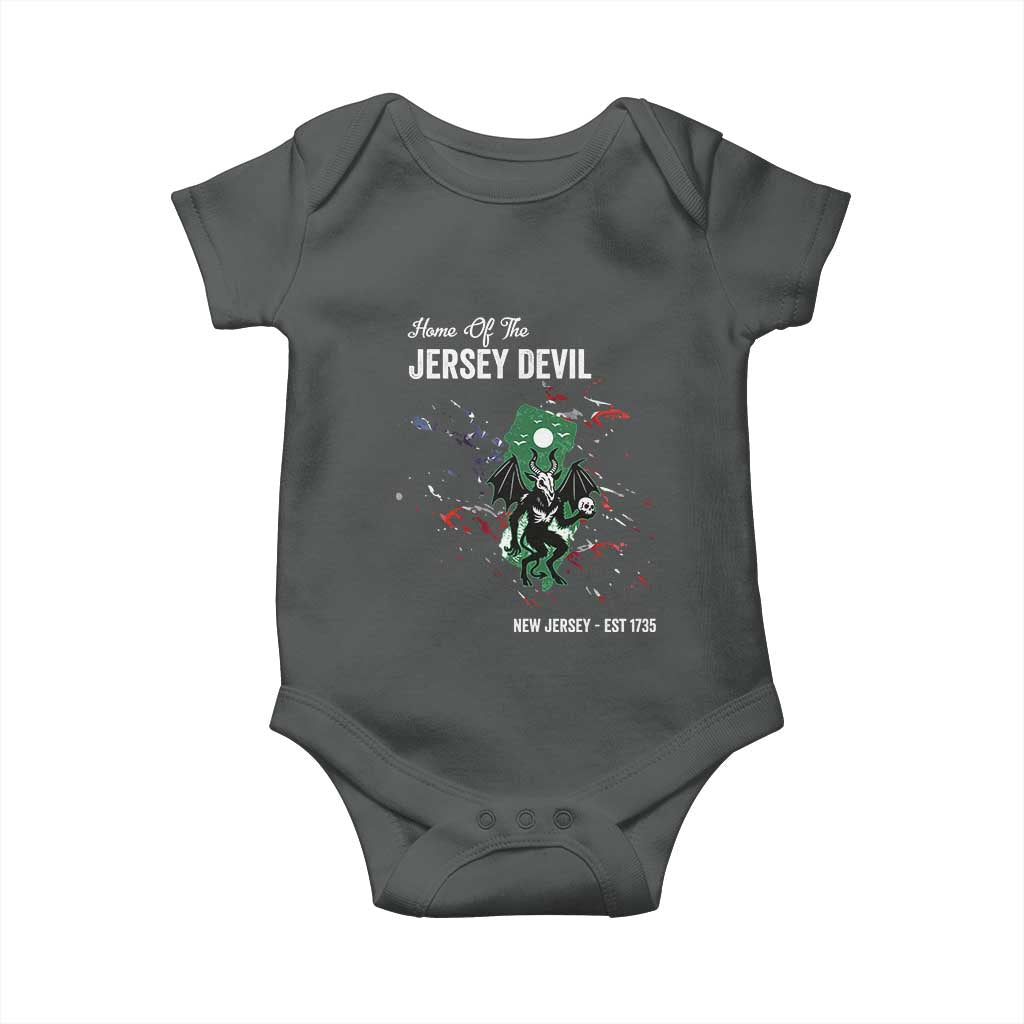 Jersey Devil Baby Onesie Home Of New Jersey Est 1735 Cryptid Gift - Wonder Print Shop