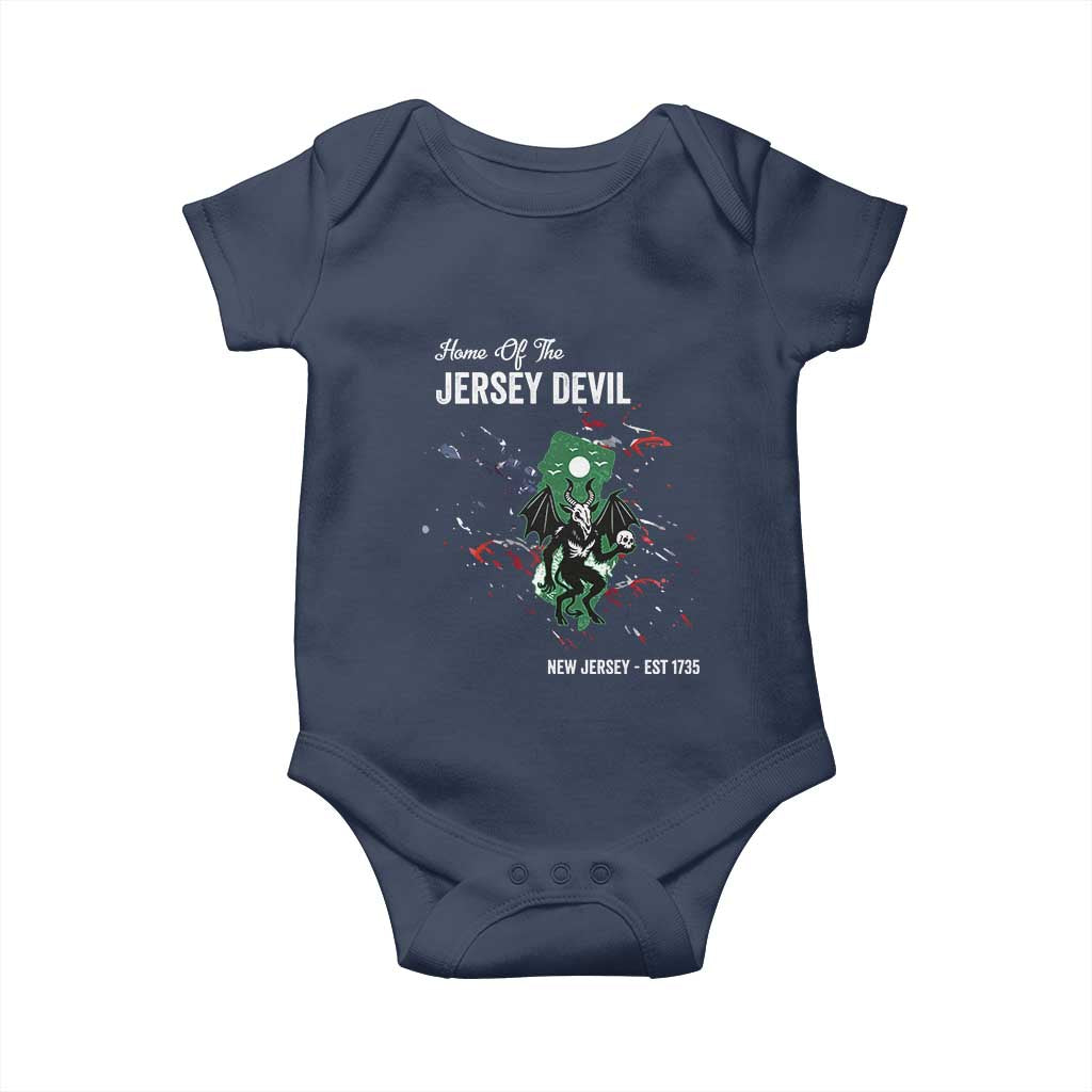 Jersey Devil Baby Onesie Home Of New Jersey Est 1735 Cryptid Gift - Wonder Print Shop