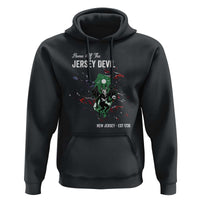 Jersey Devil Hoodie Home Of New Jersey Est 1735 Cryptid Gift - Wonder Print Shop
