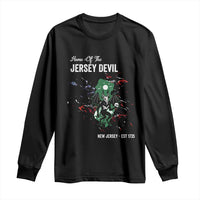 Jersey Devil Long Sleeve Shirt Home Of New Jersey Est 1735 Cryptid Gift - Wonder Print Shop