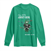Jersey Devil Long Sleeve Shirt Home Of New Jersey Est 1735 Cryptid Gift - Wonder Print Shop