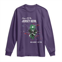 Jersey Devil Long Sleeve Shirt Home Of New Jersey Est 1735 Cryptid Gift - Wonder Print Shop