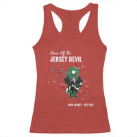 Jersey Devil Racerback Tank Top Home Of New Jersey Est 1735 Cryptid Gift - Wonder Print Shop